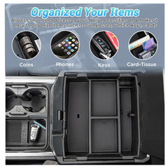 Sinminou center console organizer is easy to wipe and maintain for a clean cabin.
