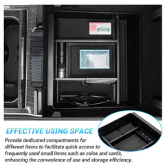 Sinminou center-console-organizer installs without tools for quick setup.
