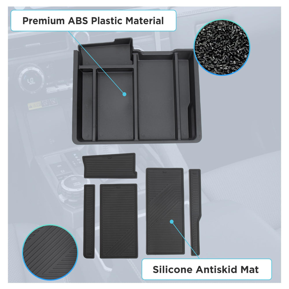 Sinminou center-console organizer easy-install for quick setup and tidy results.
