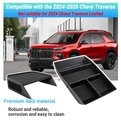 Sinminou center console organizer Traverse compartments neatly store small items.