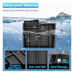 Sinminou center-console organizer provides USB access and coin storage without interference.