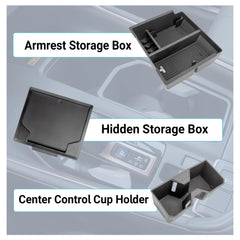 Sinminou easy-clean center console simplifies tidying after trips.