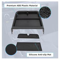 Sinminou wipe-clean surface keeps the dashboard tray tidy.