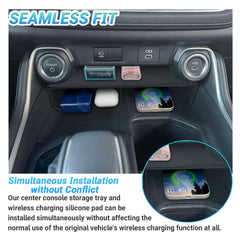 Sinminou easy-install console tray with no tools for fast setup.