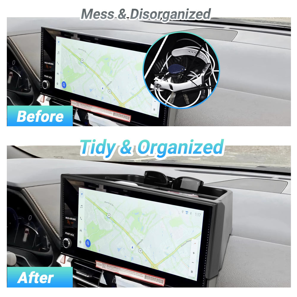 Sinminou tool-free installation enables quick setup behind the dash.