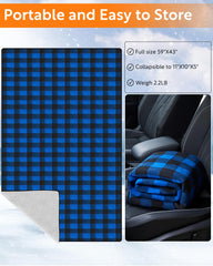 Sino Salected blanket has a 96-inch cord reaching every seat