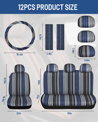 Sino Salected Baja saddle blanket easy install with clear fit access.