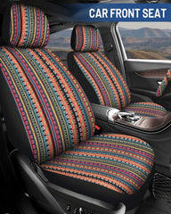 Sino Salected Baja saddle blanket headrest cover adds color and protection