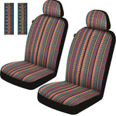 Sino Salected Baja saddle blanket front seat cover enhances style and shields upholstery