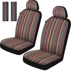 Sino Salected Baja saddle blanket front seat cover enhances style and shields upholstery