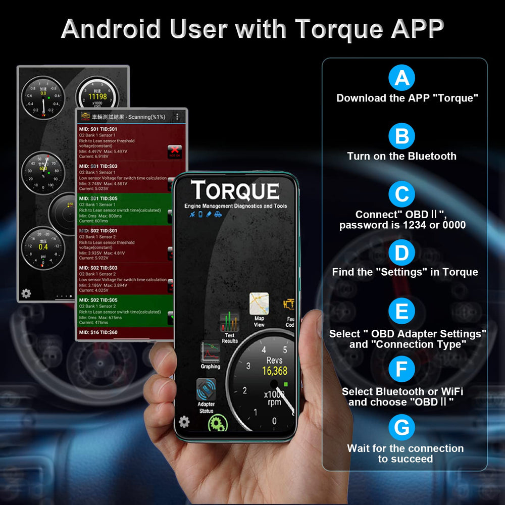 SinoTrack app connection enables seamless Bluetooth pairing for diagnostics.