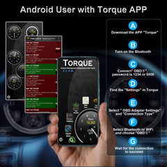SinoTrack app connection enables seamless Bluetooth pairing for diagnostics.