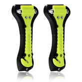 SINSEN car safety hammer 2in1 in action for quick vehicle escape