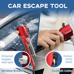 SINSEN 16-in-1 multifunctional tool ready for emergency use.