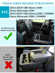Sinvanho armrest box tray top view keeps essentials reachable.
