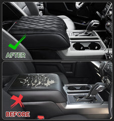 Sinvanho center console cover easy-clean material wipes clean quickly