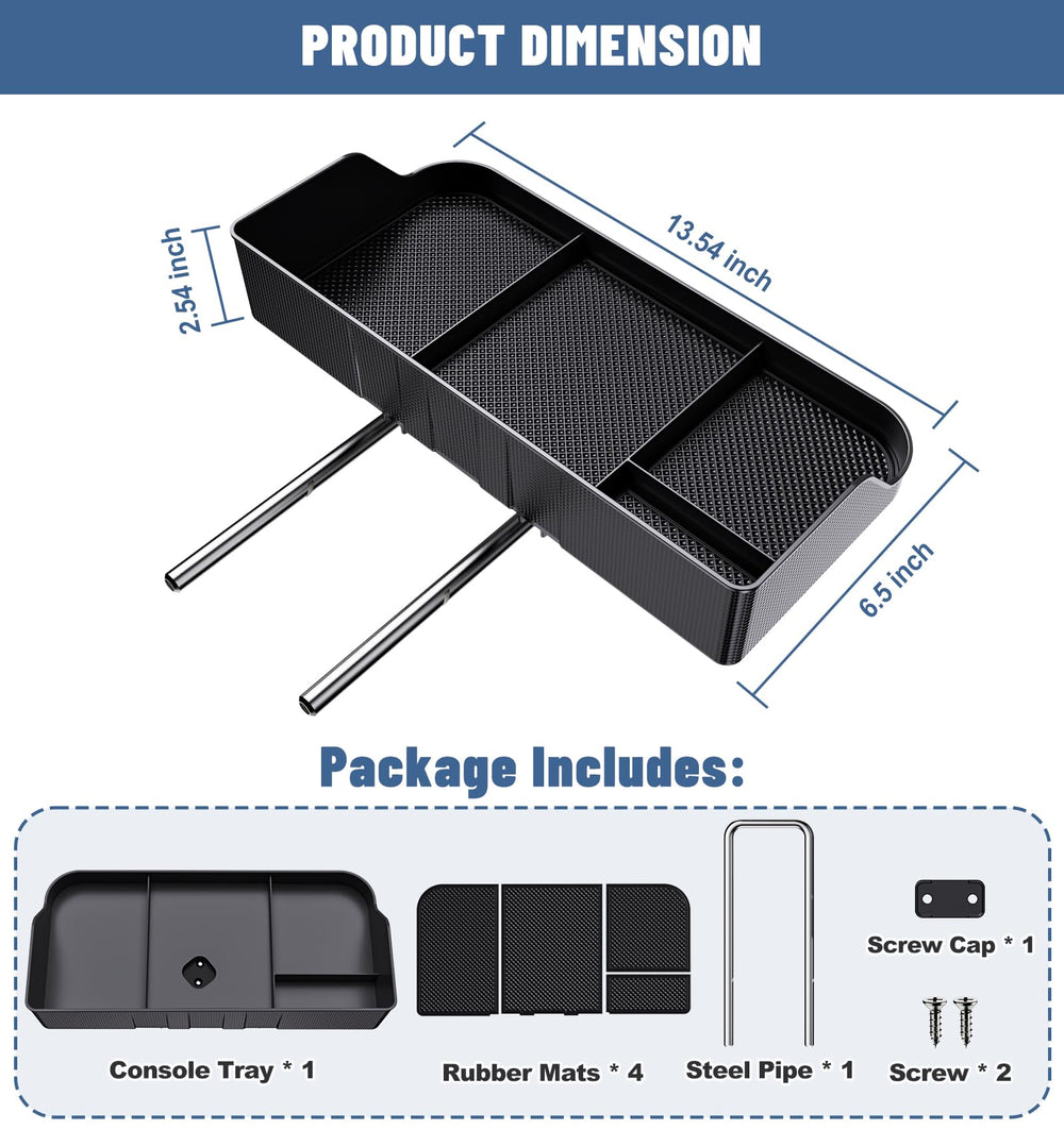 Sinvanho fitment for 2011-2025 Ford F-Series jump-seat consoles.
