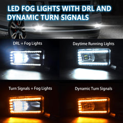 SINYATO INDUST fog light kit for Chevy Suburban 2015–2020 improves fit and upgrade reliability