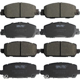 SIPAUTEC front brake pads with carbon-fiber ceramic surface for quiet braking