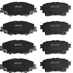 SIPAUTEC front ceramic carbon fiber brake pads for enhanced stopping and reduced dust.