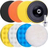 SIQUK 5-inch polishing pads kit for smooth car surfaces and easy detailing.
