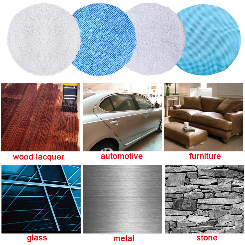 SIQUK cotton bonnet provides soft polishing for delicate surfaces