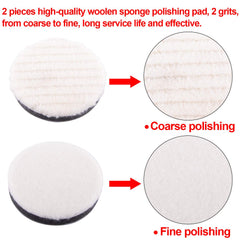 SIQUK woolen buffing pad for fine finishing and durability