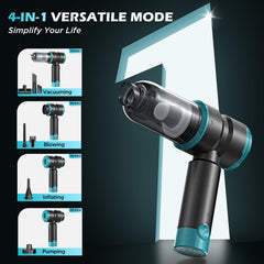 Rechargeable 2000mAh battery for extended cordless cleaning