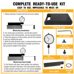 Sixcow 6434 rotatable bezel lets quick zeroing during measurement tasks