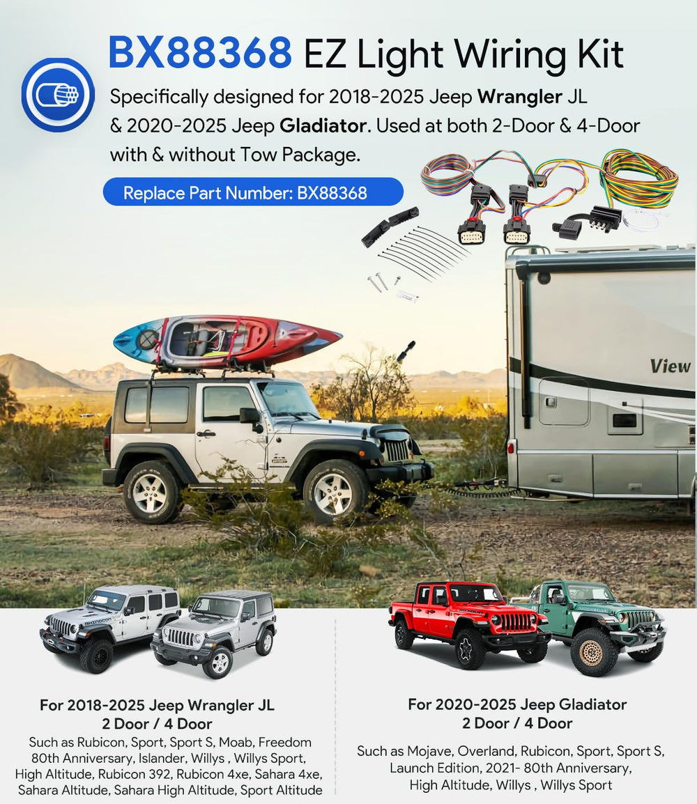 Sixcow BX88368 wiring harness under the vehicle demonstrates secure routing and weatherproof cabling