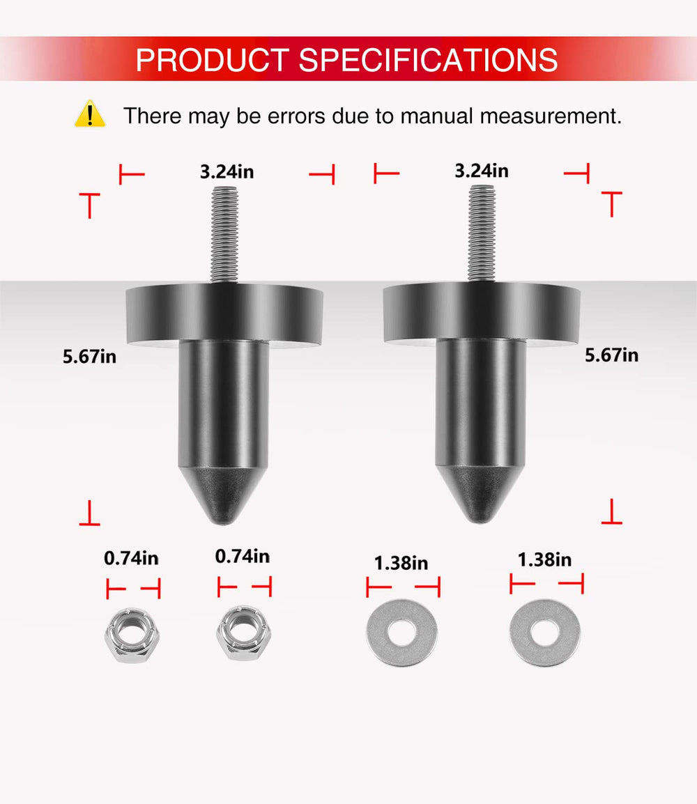 Sixcow hood pin poly installation-ready package image.