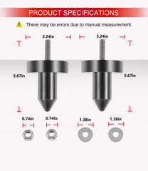 Sixcow hood pin poly installation-ready package image.