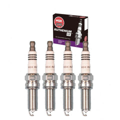 Sixity Auto NGK Ruthenium HX four-pack in retail box for Altima compatibility
