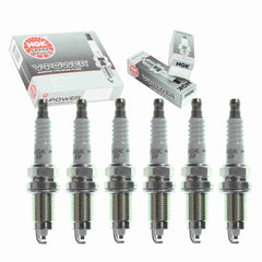 Sixity NGK V-Power spark plugs in Jeep Cherokee close-up showing precise ignition potential