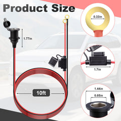 Sixzoo 12AWG copper wire ensures strong conductivity and durable power transmission.