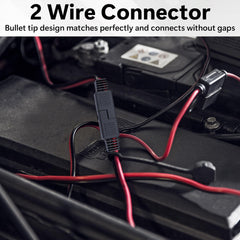 Sixzoo universal 2-pin polarized SAE connector with clear polarity