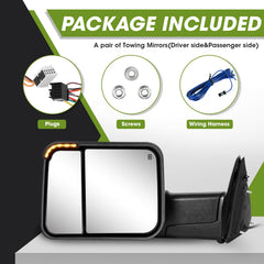 Flip-up and folding feature on Siziom Switchback mirrors for easy parking