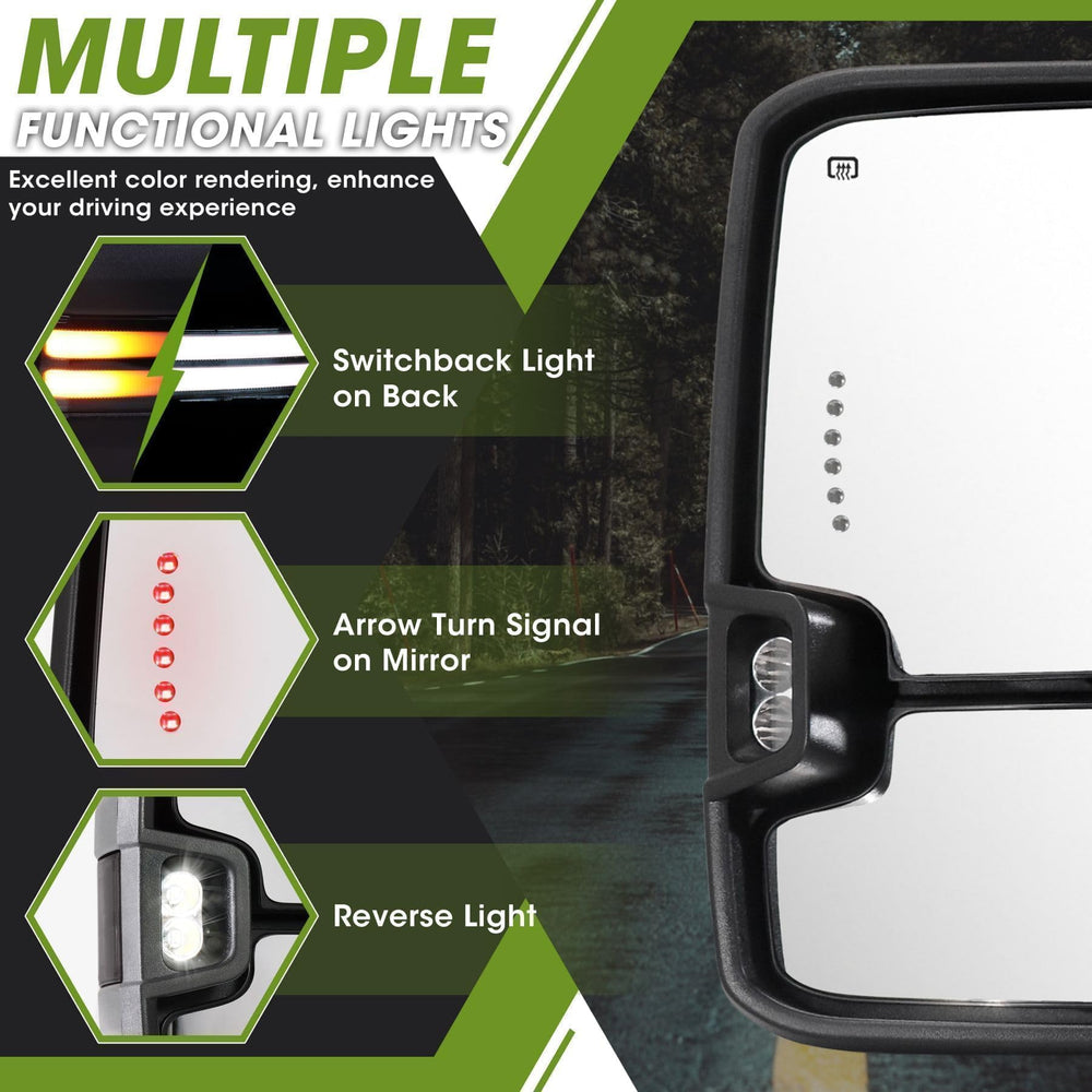 Siziom dual glass system with flat and convex views for wider coverage.