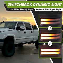 Siziom dynamic turn signal mirror enhances awareness for safer lane maneuvers.