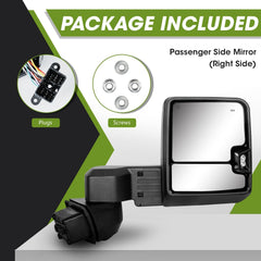 Siziom towing mirror manual folding arm for easy storage