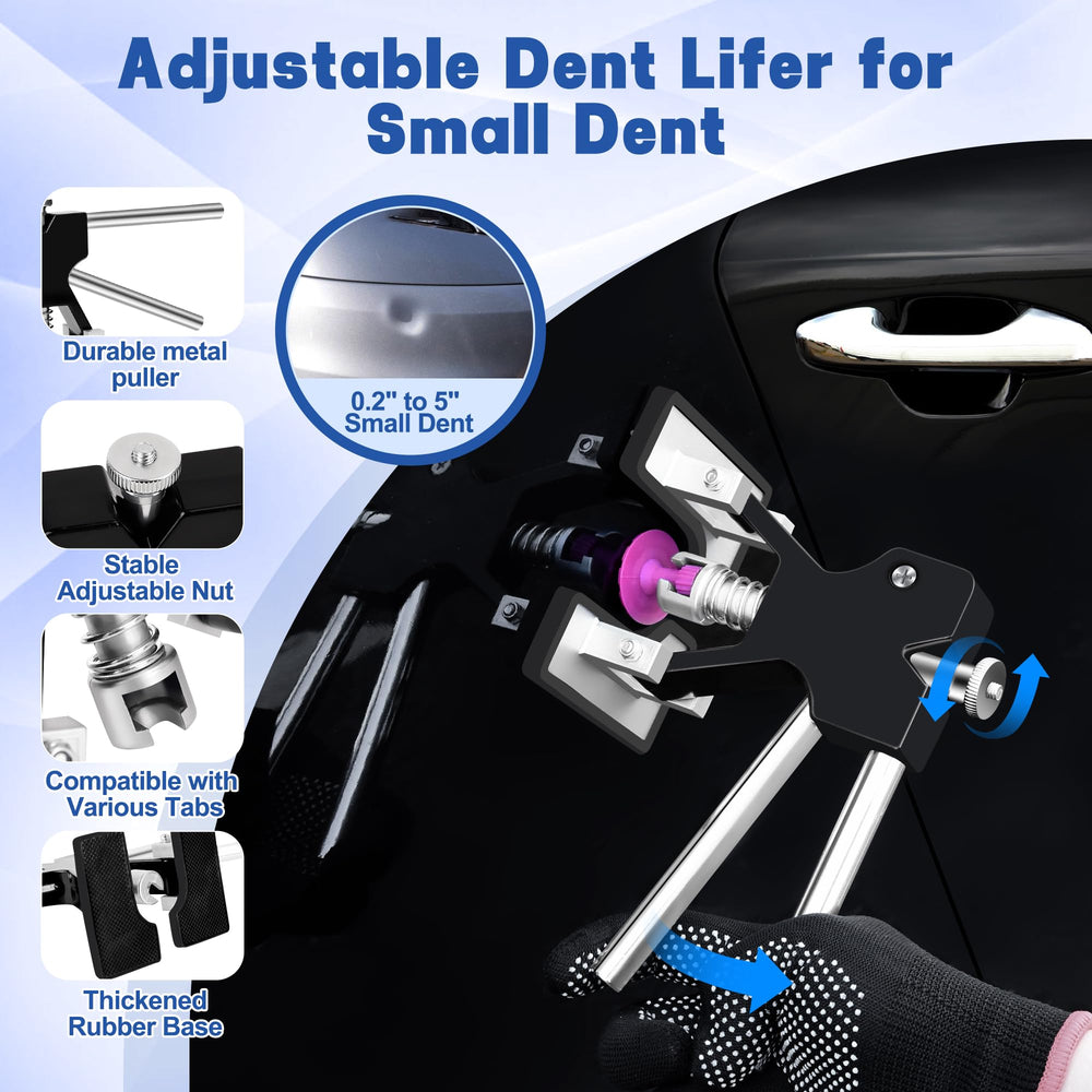 SJPLZQC suction cup puller provides strong grip for fast dent removal.