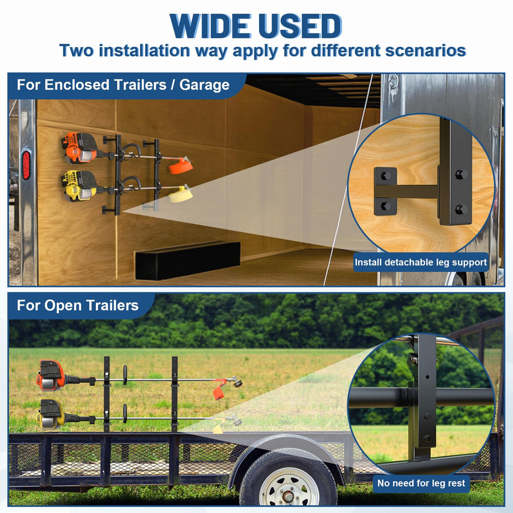 SJPULMO versatile rack stores rakes, shovels, and more