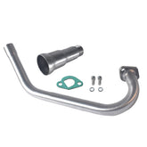 SJVLXHI 3-stage exhaust header pipe ready for CT200U installation improves flow.