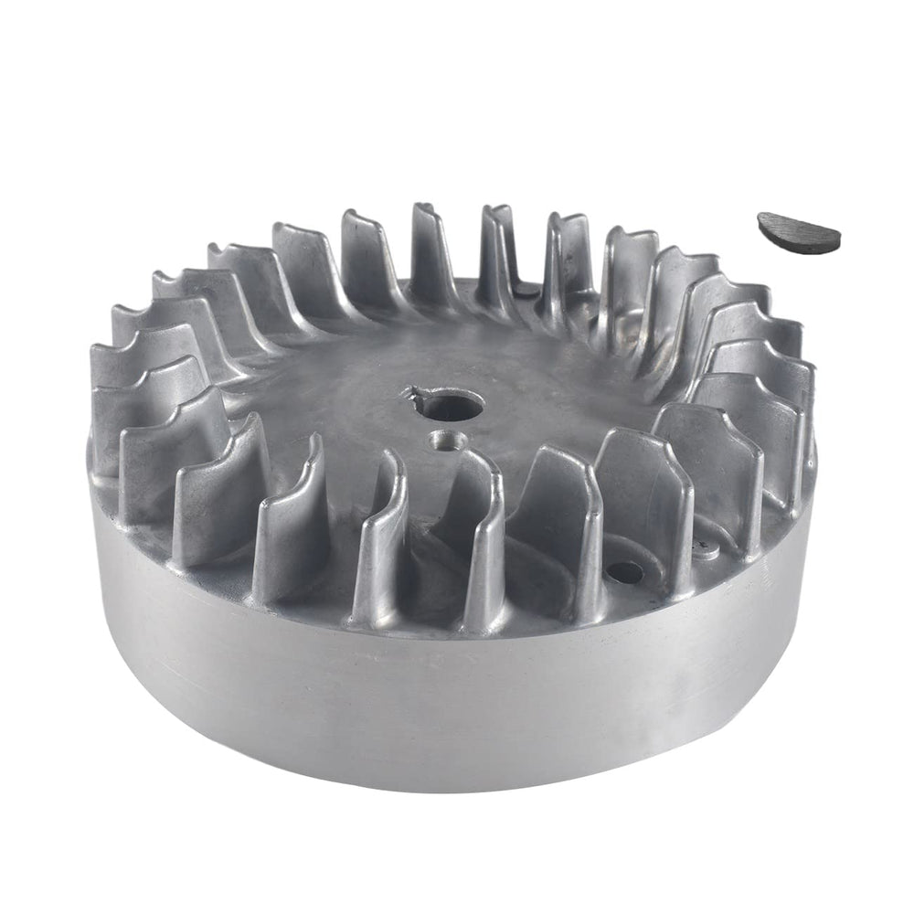 SJVLXHI aluminum flywheel for Predator 212 Hemi, top view showing precise balance for stable high RPM