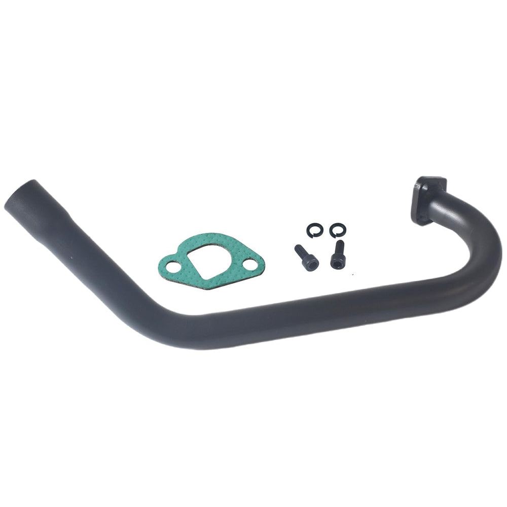 SJVLXHI go kart exhaust fitment for 212cc engines improves compatibility.
