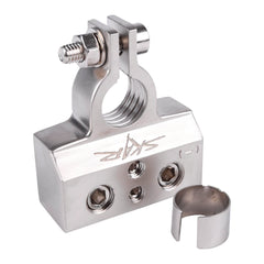 Skar Audio anti-slide grooves keep terminals secure during use.