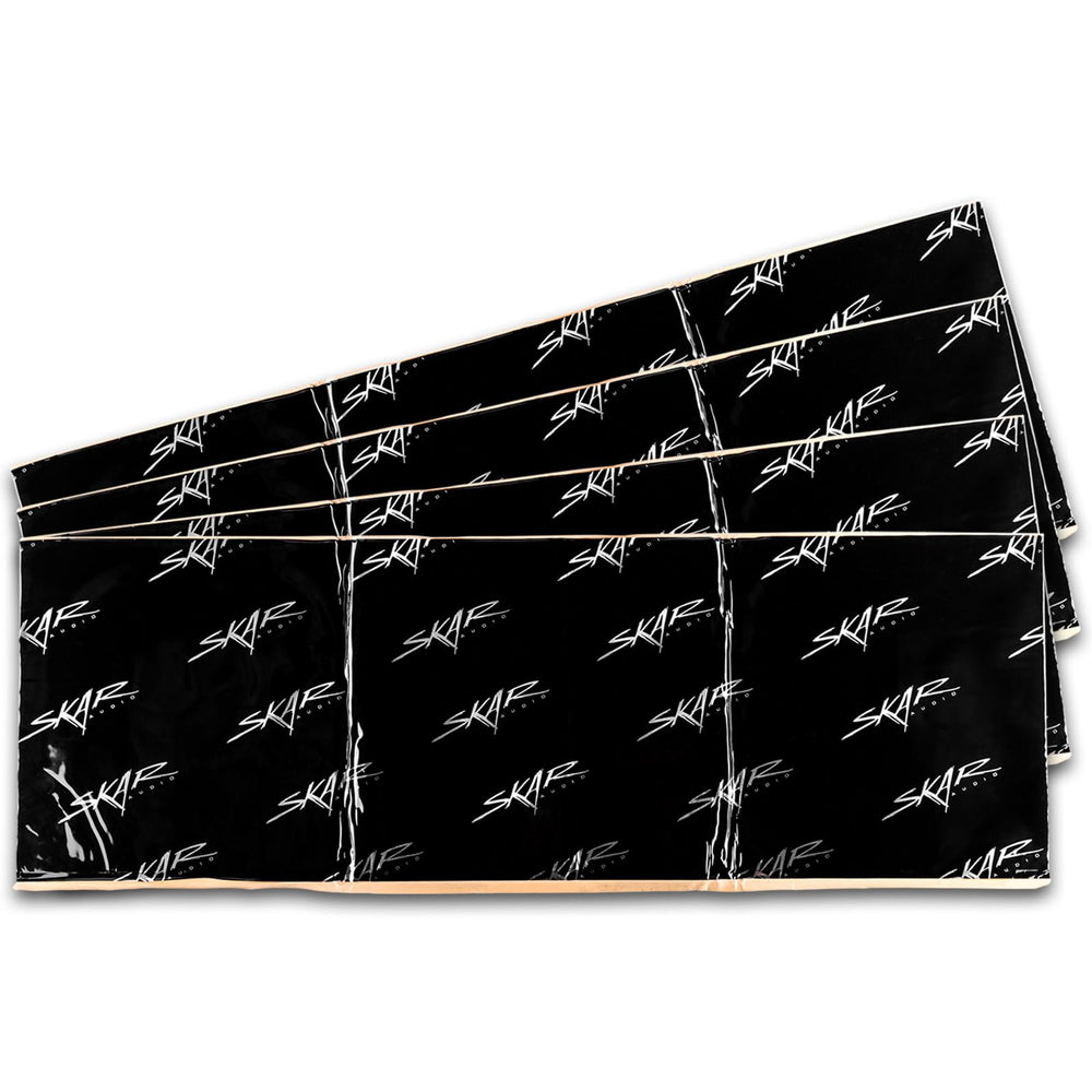 Skar Audio premium door kit outer aluminum layer visible for durability