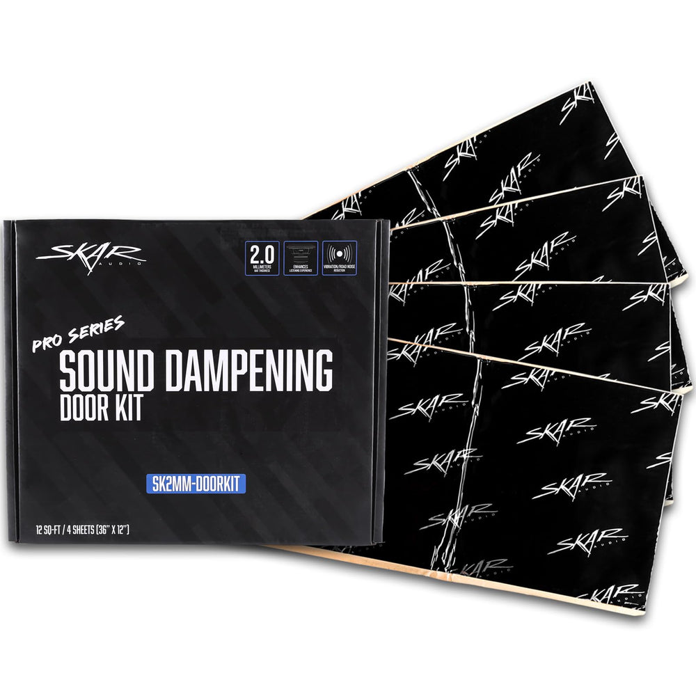 Skar Audio premium door kit sheet 12x36 with aluminum outer layer for noise reduction