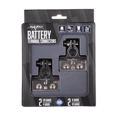 Skar Audio USA-designed terminals for universal fitment.