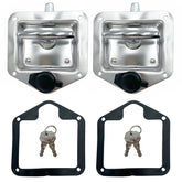 SKARUMMER L8815 latch front view shows durable stainless steel for rugged toolbox use.